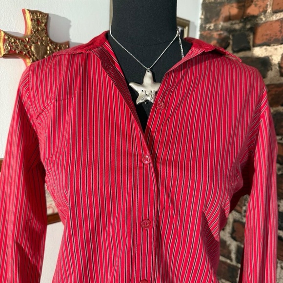 Striped Button Up - Picture 4 of 7